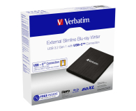 VERBATIM External Slimline BLU-RAY X4 USB-C 3.1 43889 - 631464 - zdjęcie 3